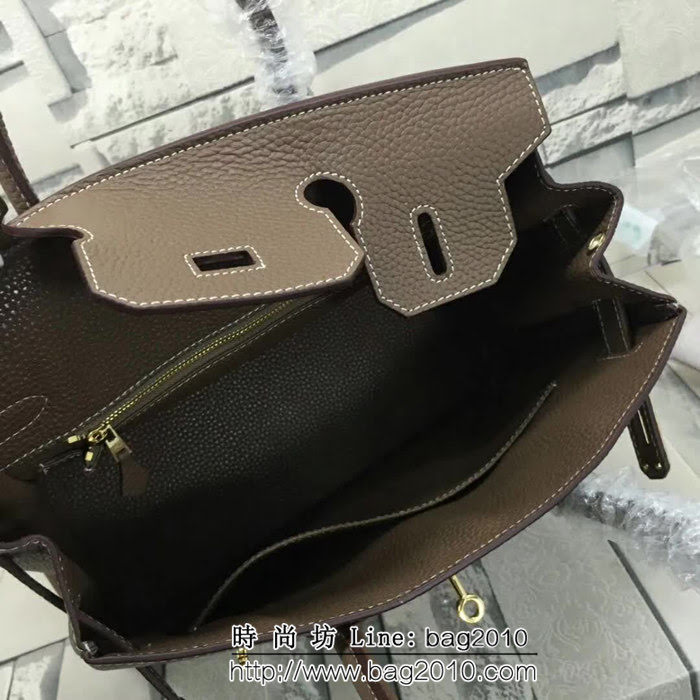 HERMES愛馬仕 官方經典制 荔枝紋牛皮 純24k五金 鉑金包 JD1151
